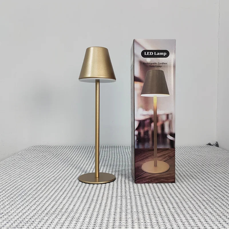 LumiFlex Draadloze Bureaulamp - Elegante Verlichting Met Oplaadbare Batterij