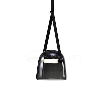 LunaMona Plafondlamp - Moderne Hanglamp van Metaal en Glas