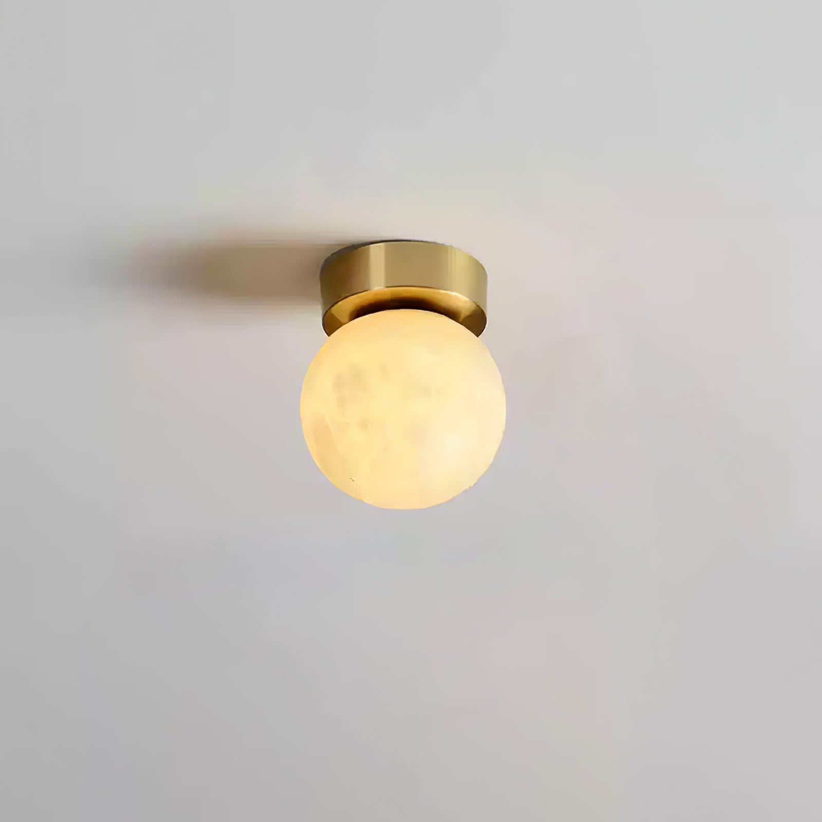 LumaBreeze Plafondlamp - Luxe Moderne Alabaster LED Plafondlamp