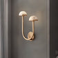 MushroomGlow Wandlamp - Organisch Alabaster Ontwerp