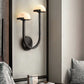 MushroomGlow Wandlamp - Organisch Alabaster Ontwerp