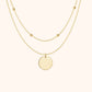 Elegante Dubbele Medaillonketting – Amélie