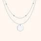 Elegante Dubbele Medaillonketting – Amélie