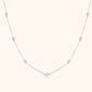 Elegante Elara Zirkonia Halsketting voor een Verfijnde Look