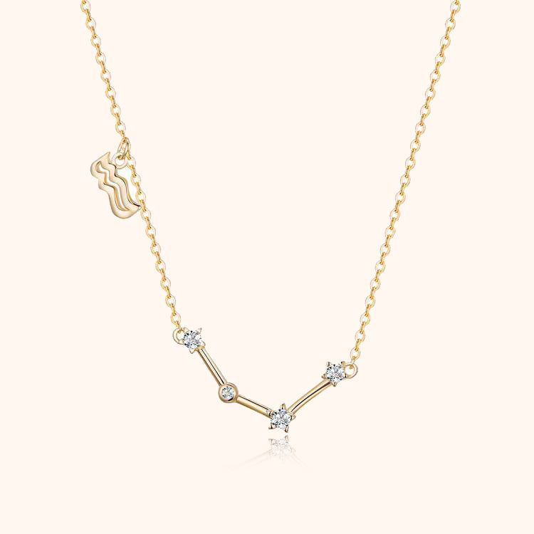 Celestial Zodiac Astrology Necklace - Celestia