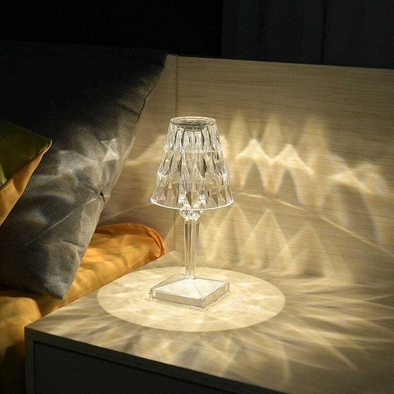 LuxeGlow - Elegante Kristallen Tafellamp voor Woonkamer
