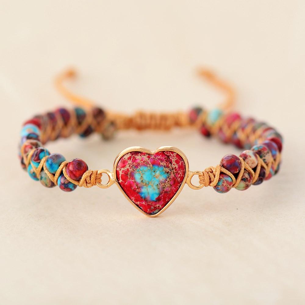 Amélie LoveStone Armband - Elegante Jaspis Accessoire