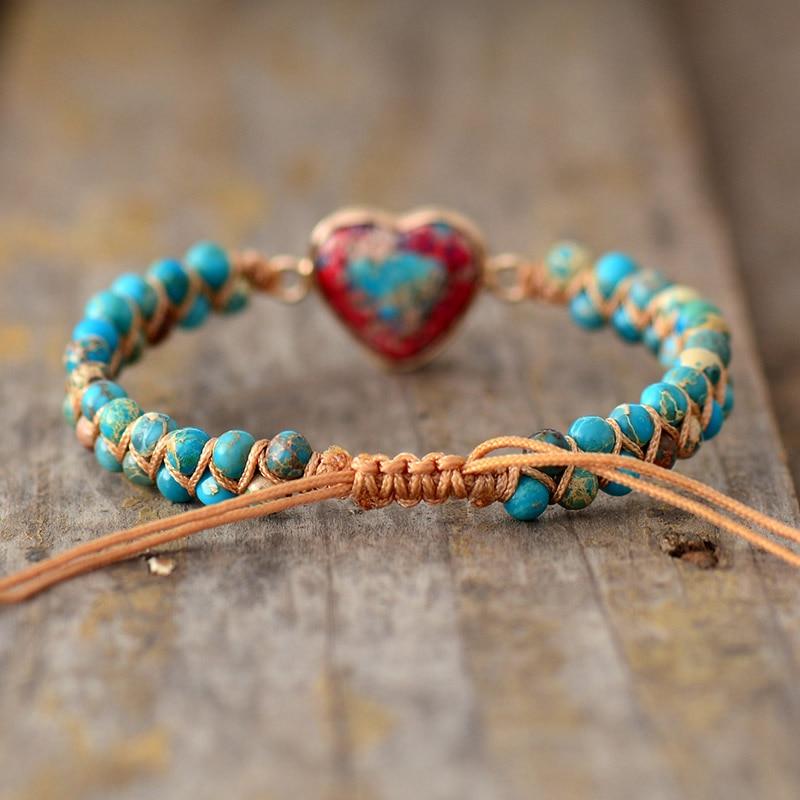 Amélie LoveStone Armband - Elegante Jaspis Accessoire