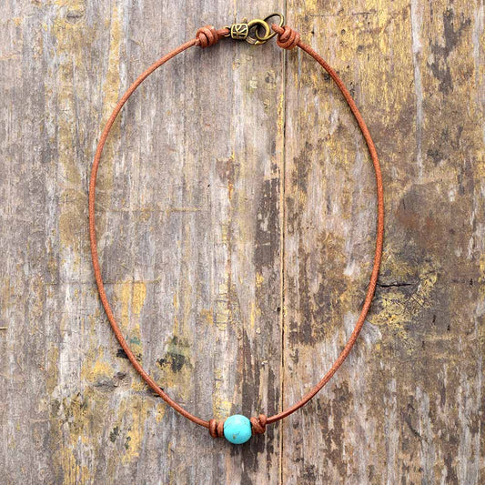 Calista Necklace – Elegante Turkoois Choker