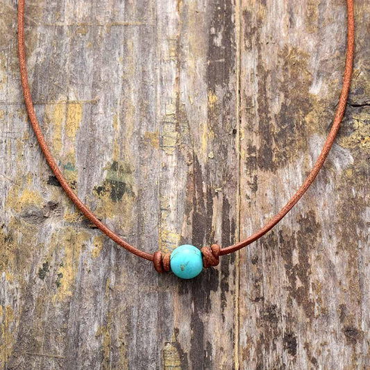 Calista Necklace – Elegante Turkoois Choker