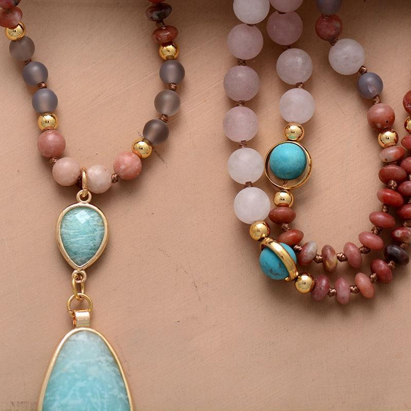 Aurielle Mala Ketting - Diep Reinigende Pastel Hanger