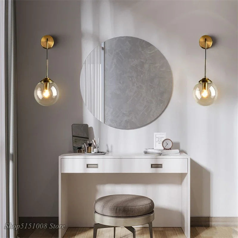 Moderne Nordic Wandlamp - Elegante Glasverlichting voor Thuis