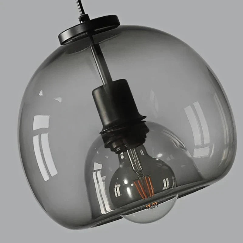 LumiGlow Pendant - Hedendaagse Glazen Hanglamp voor Luxe Interieurs