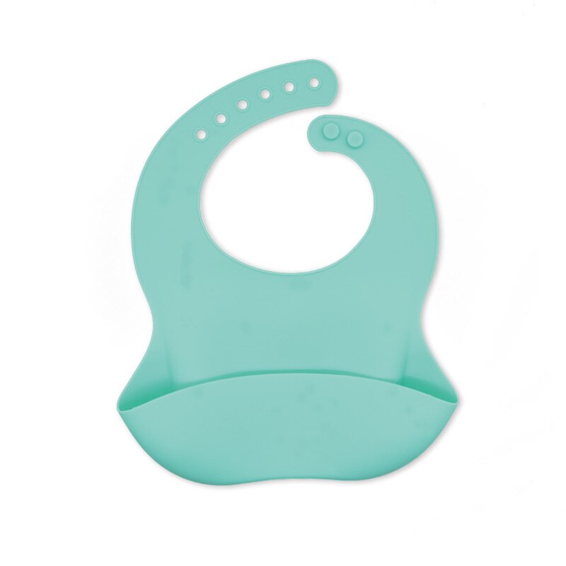 SiliconeBaby - Waterdichte Kinderslab met Dierenprint