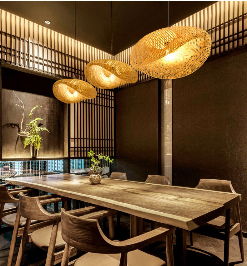 BambooLife Hanglamp - Handgeweven Bamboe Lampenkap voor een Warm Interieur