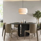 EleganceLuxe Light – Beige Linnen Bauhaus Hanglamp