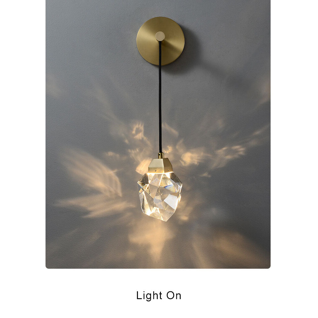 CrystalLux - Elegante Kristallen Wandlamp LED