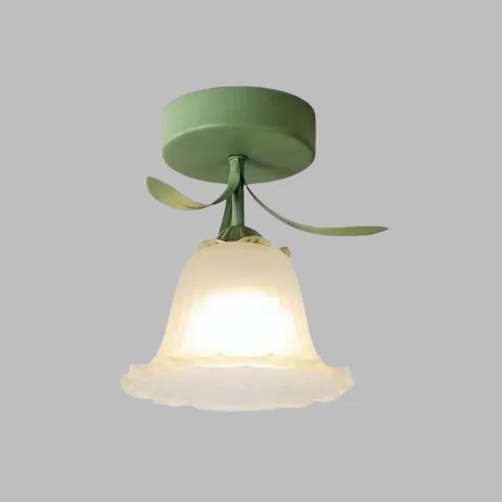 MiniFlorale Plafondlamp - Luxe Mini Hanglamp voor Tijdloze Sfeer