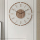 NatureTime - Rustieke Houten Wandklok van 35 cm