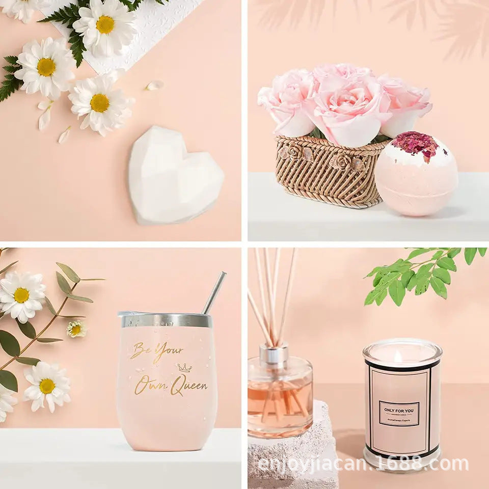 BloomBath – Luxe Badcadeauset voor Ontspanning