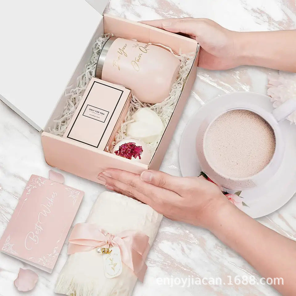 BloomBath – Luxe Badcadeauset voor Ontspanning