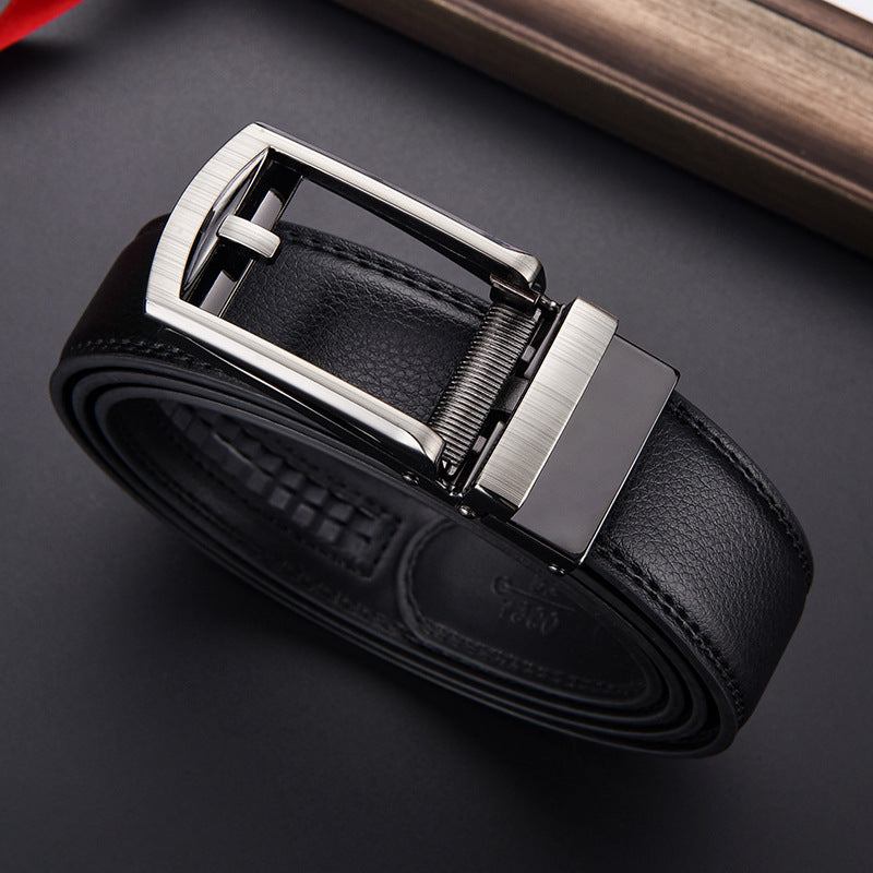 EliteSlide Belt – Luxe Leren Verstelbare Accessoire