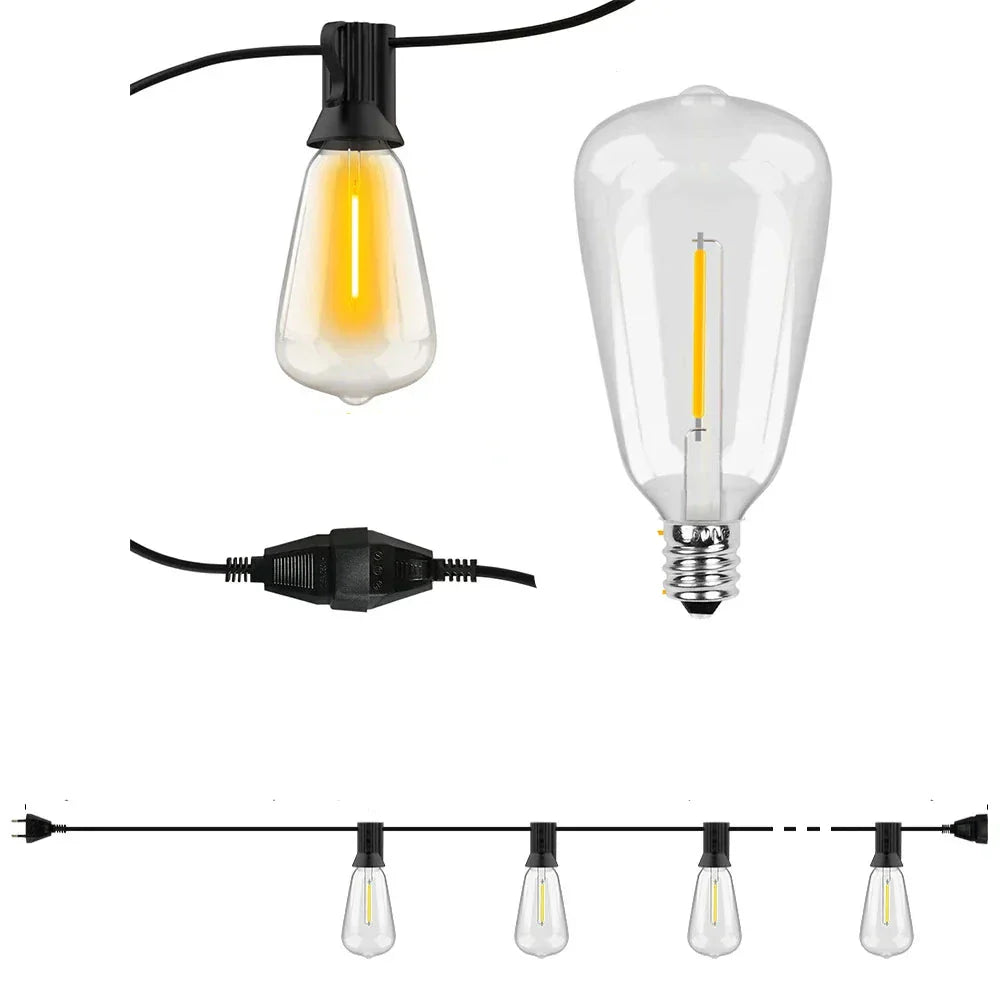 LumiGlow – Duurzame LED Lichtslinger voor Buiten