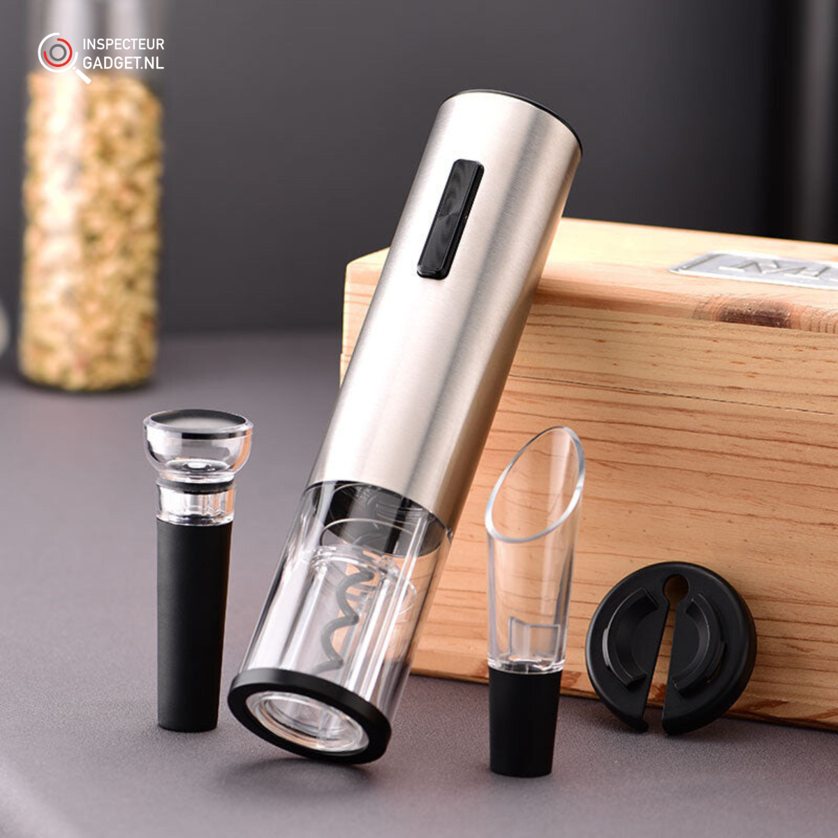 VinoLux - Elektrische 4-in-1 Wijnopener