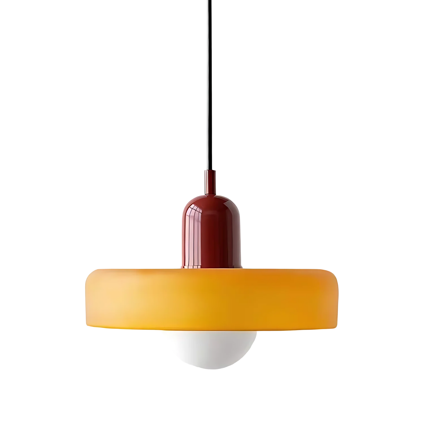 Celeste Élégance - Stijlvolle Hanglamp van Metaal & Glas