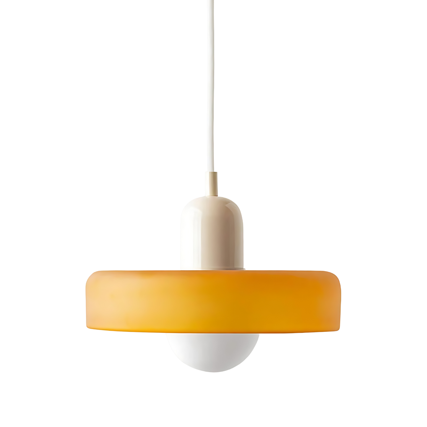 Celeste Élégance - Stijlvolle Hanglamp van Metaal & Glas