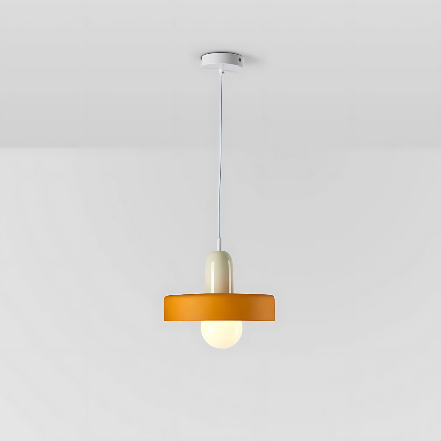 Celeste Élégance - Stijlvolle Hanglamp van Metaal & Glas