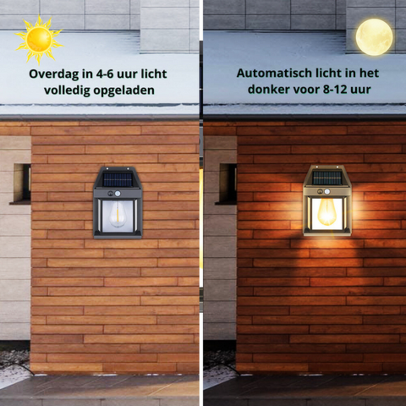 LED Solar Wandspots Deluxe - Creëer de perfecte sfeer in jouw tuin!