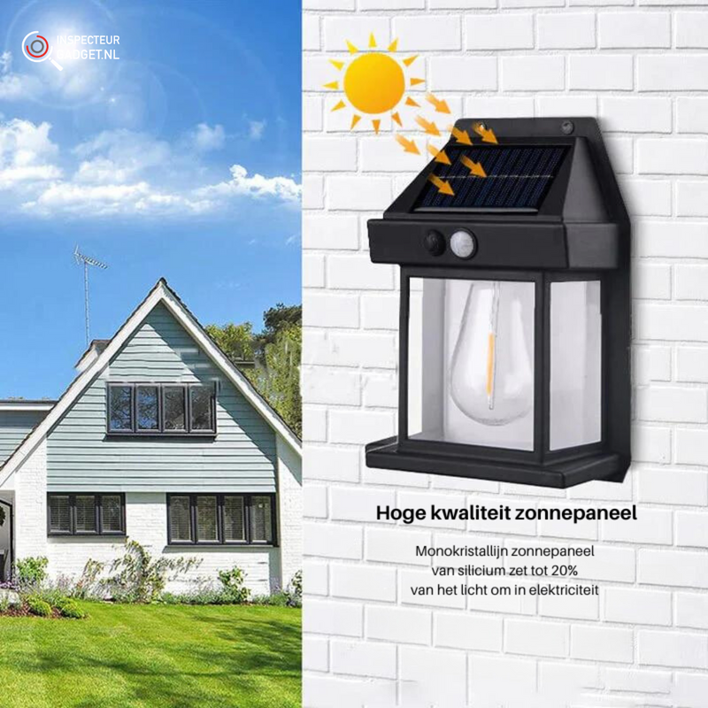 LED Solar Wandspots Deluxe - Creëer de perfecte sfeer in jouw tuin!