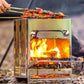 TrailFlame – Stijlvolle Opvouwbare Houtkachel van RVS