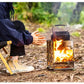 TrailFlame – Stijlvolle Opvouwbare Houtkachel van RVS