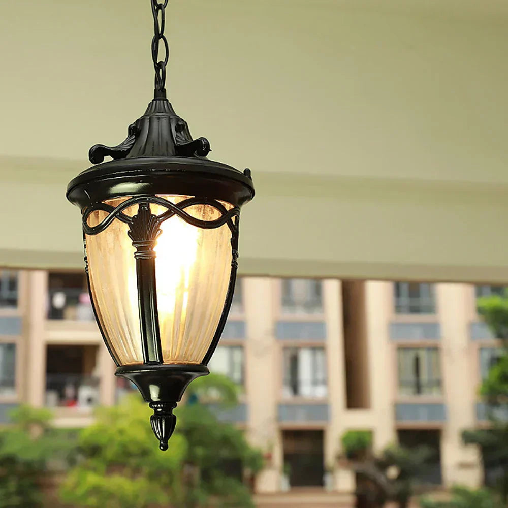 RusticGlow Plafondlamp - Retro Elegante Hanglamp voor Warme Sfeer