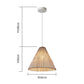 Boho Hanglamp - Handgemaakte Hanglamp van Riet voor Luxe Interieurs