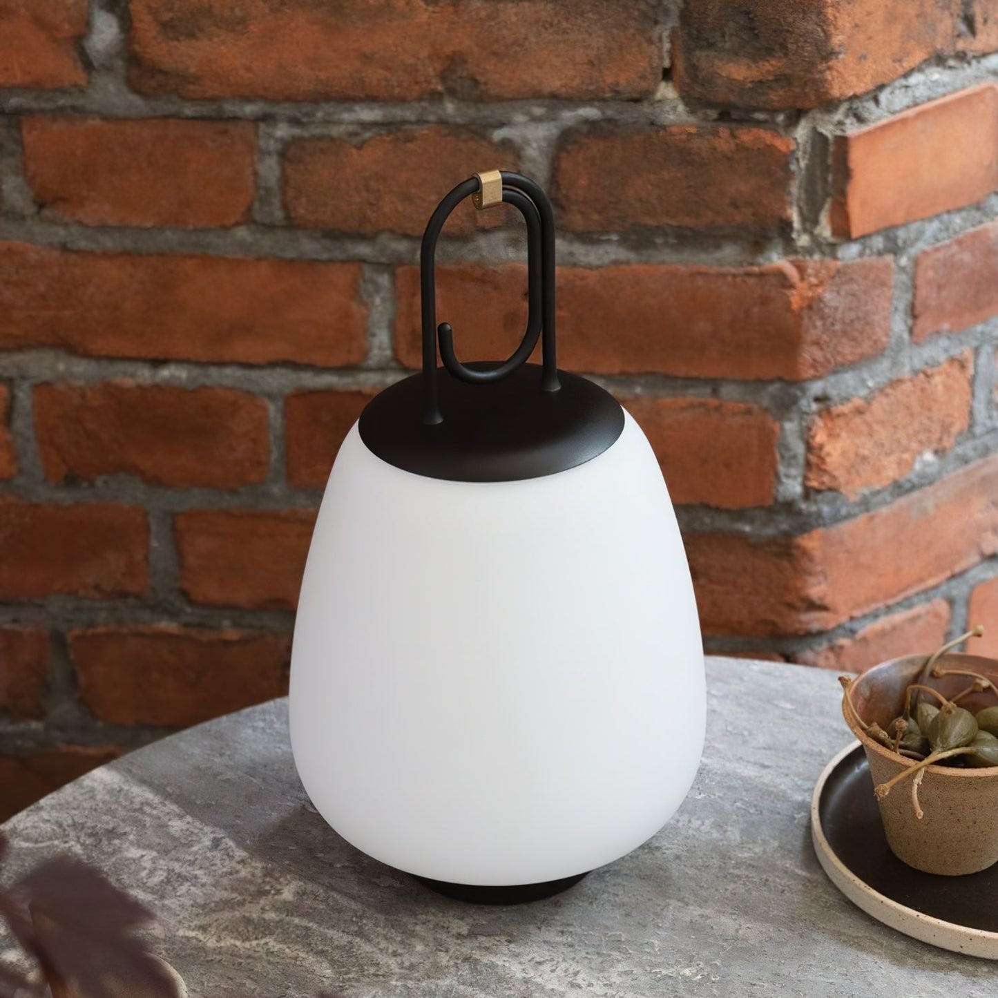 VintageGlow Lantern - Draadloze Tafellamp met Luxe Design