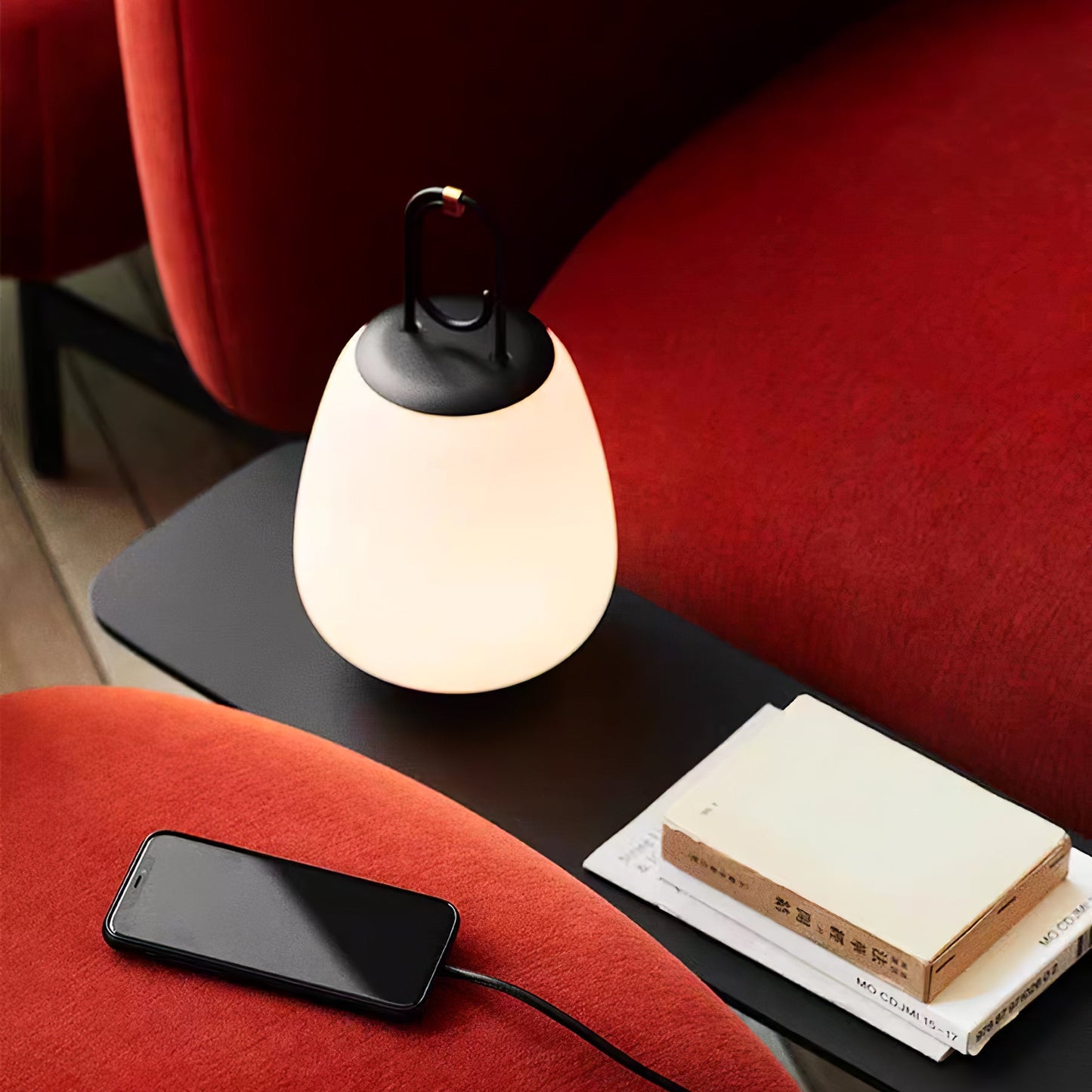 VintageGlow Lantern - Draadloze Tafellamp met Luxe Design
