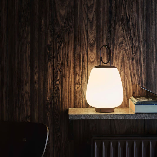 VintageGlow Lantern - Draadloze Tafellamp met Luxe Design