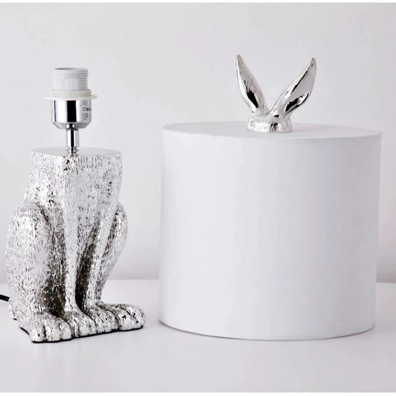 Chique Gemaskerd Konijn Lamp – Elegante Sfeerbrenger
