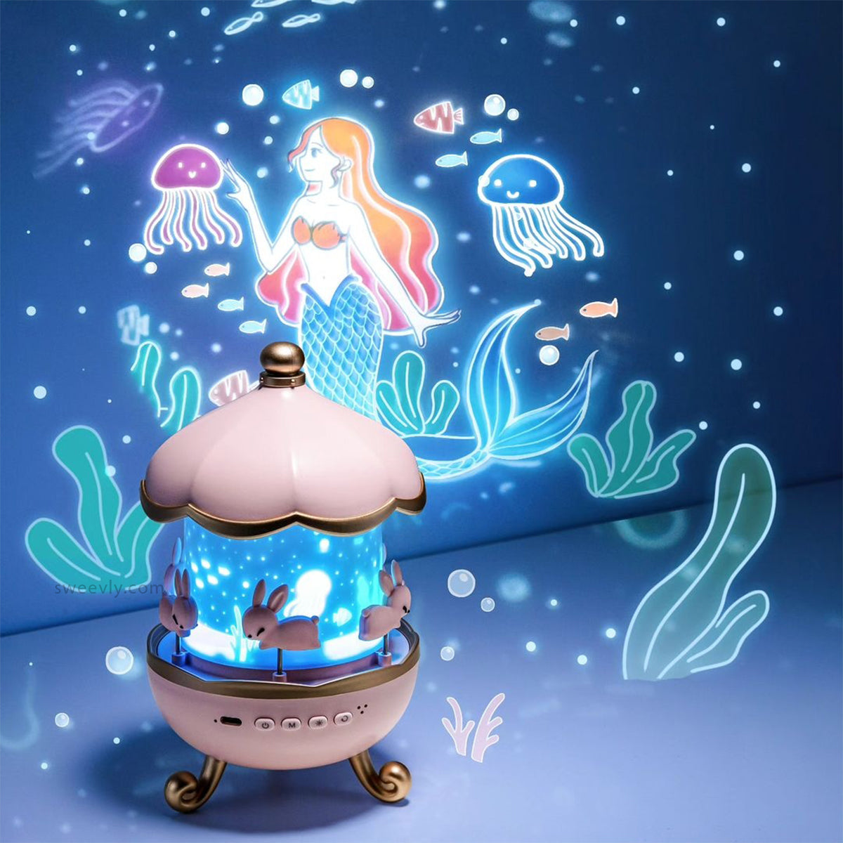 DreamLite - Betoverende Rustgevende Projector voor Slaapkamer