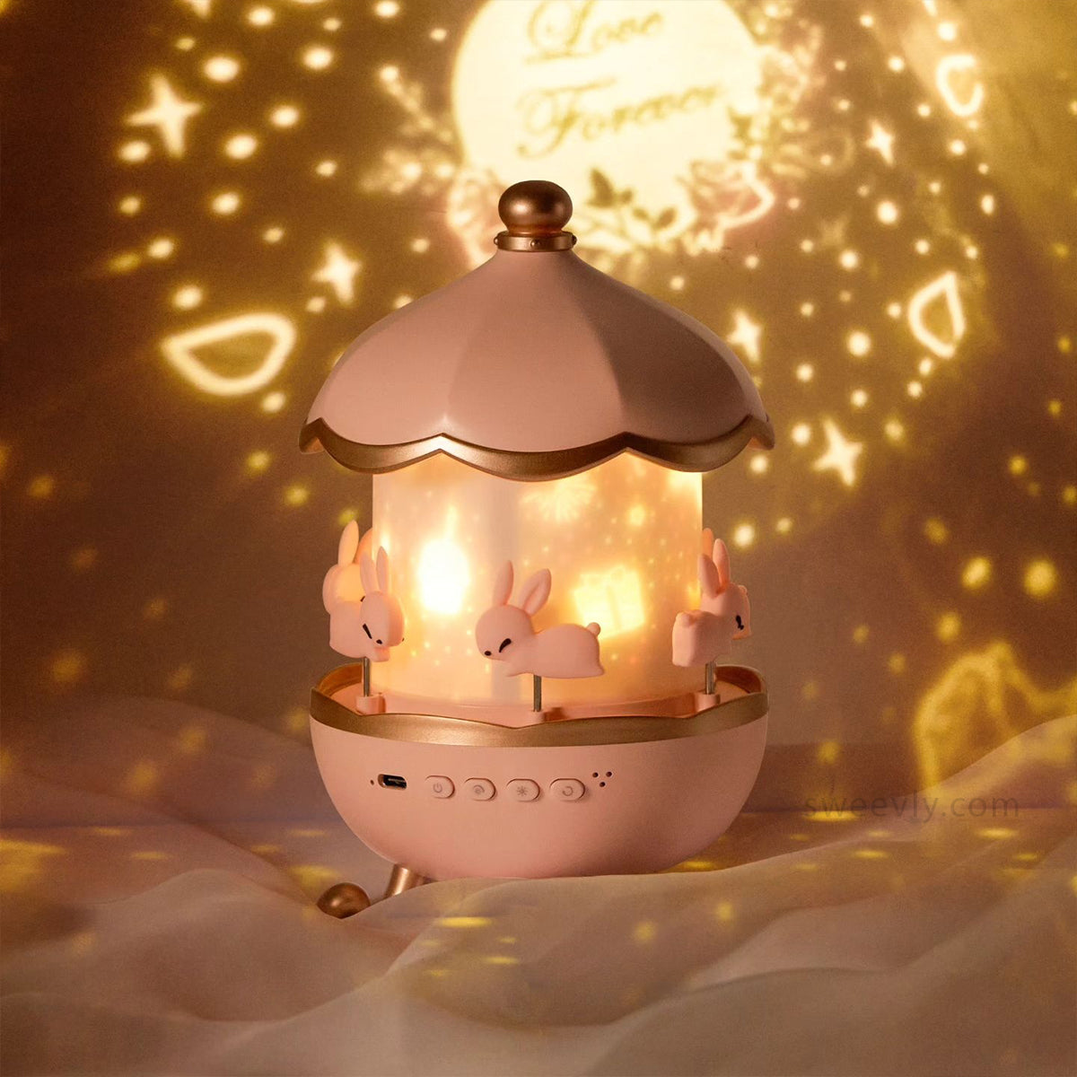 DreamLite - Betoverende Rustgevende Projector voor Slaapkamer
