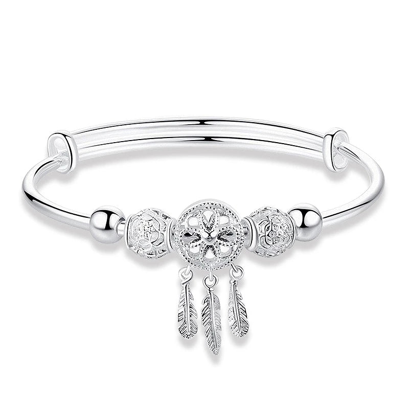 Verstelbare 925 Zilveren Droomvanger Armband - Lisa's Betovering