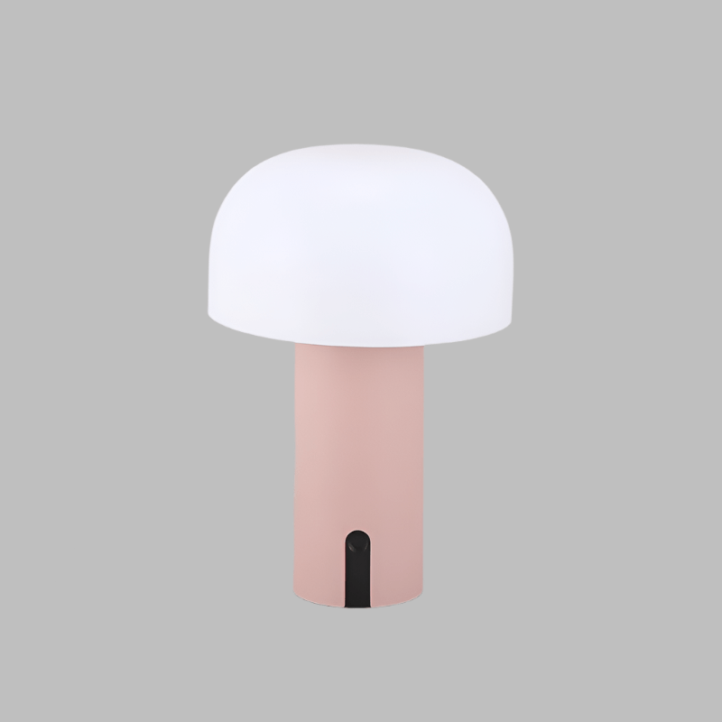 MushroomGlow - Minimalistische Draadloze Tafellamp met Dimfunctie