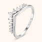 Allegra Zirkonia Crown Ring - A Touch of Elegance