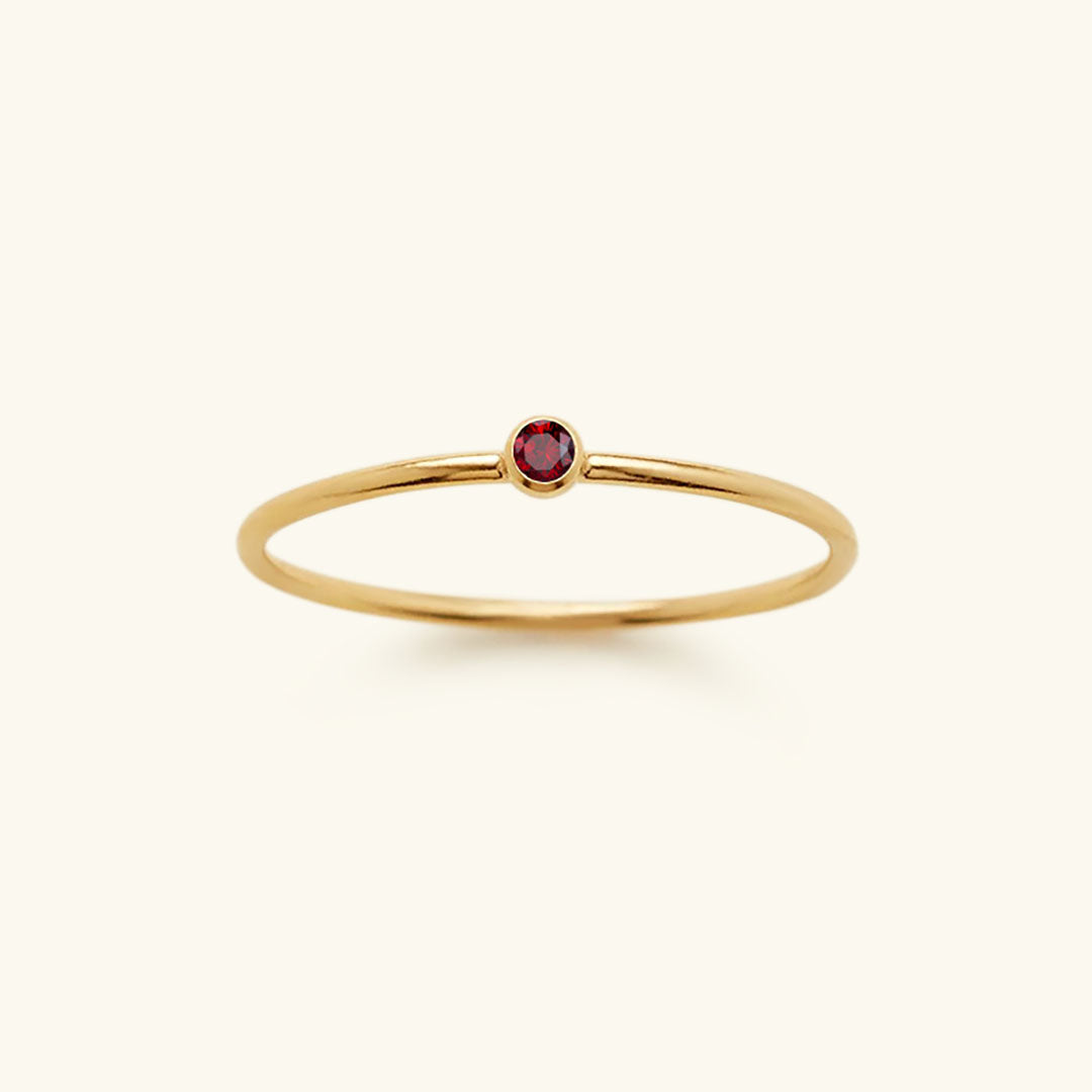 Celestia Birthstone Ring - A Touch of Celestial Elegance