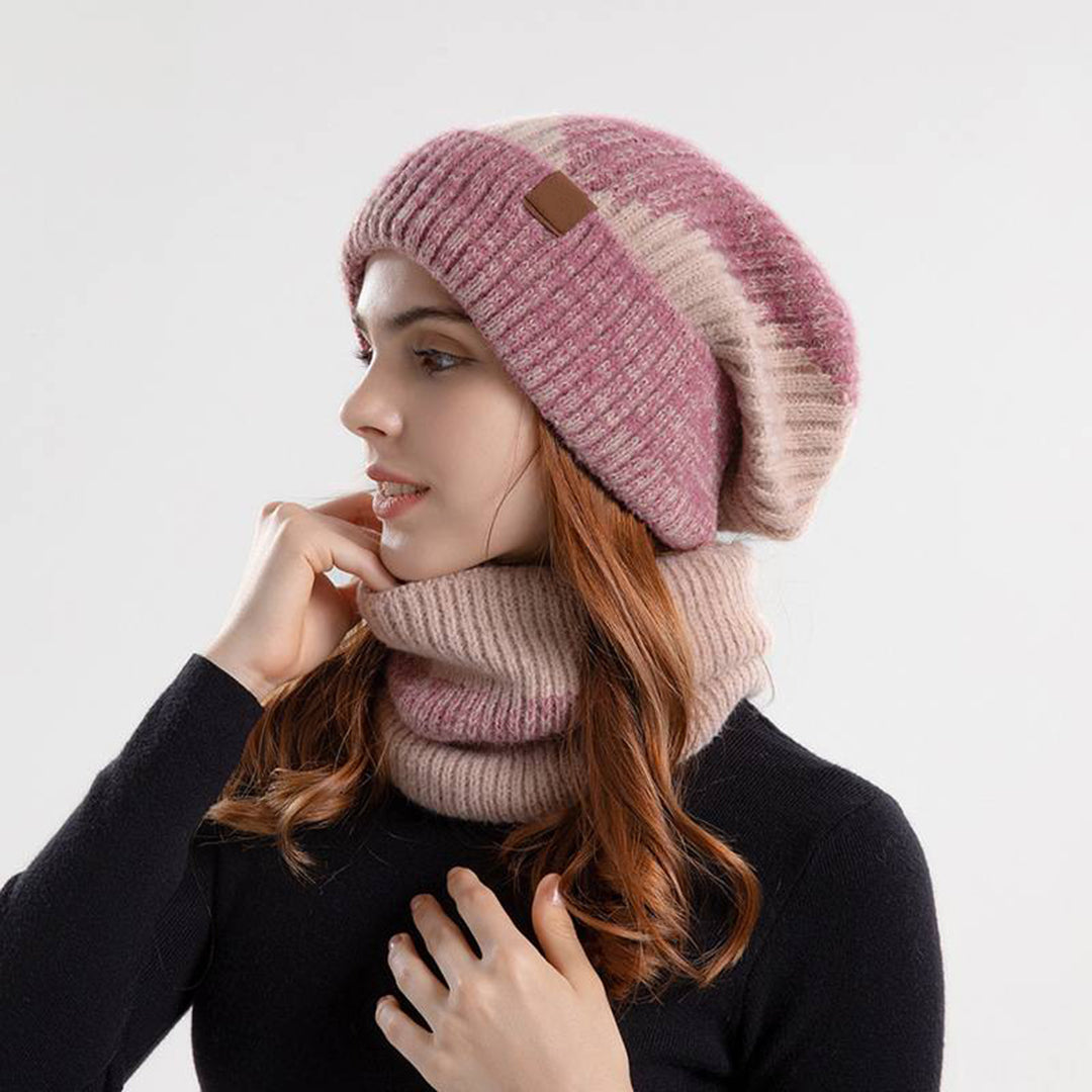 CozyWrap Set – Trendy Muts en Sjaal voor Winter