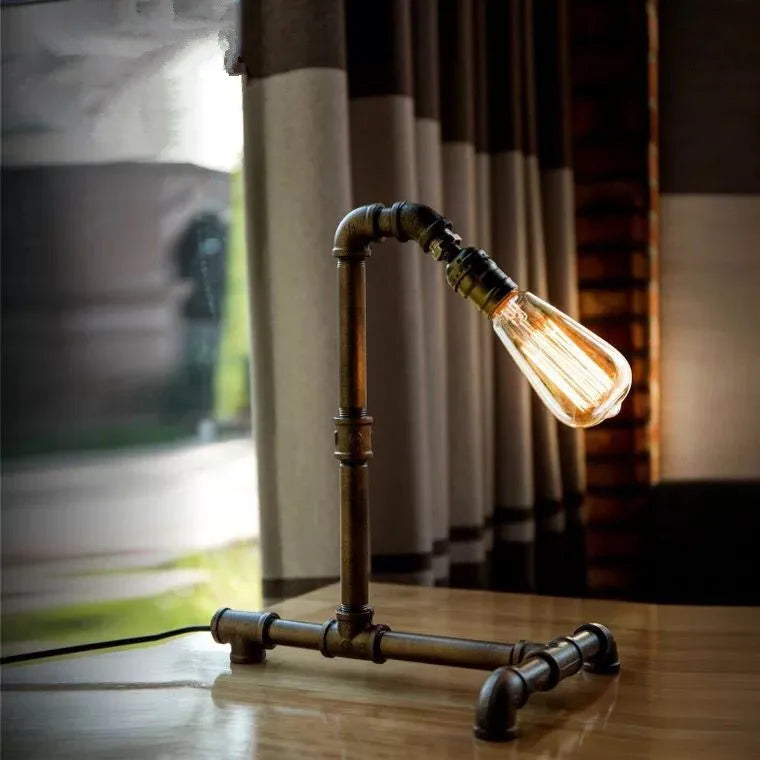 Vintage Chic Retro Tafellamp - Warm Licht & Elegant Design