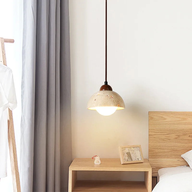 TranquilGlow Chandelier - Wabi Sabi Luxe Verlichting